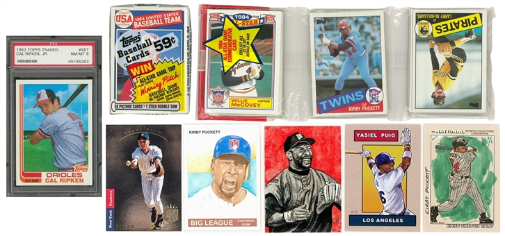 1982-2013 Topps and Assorted Brands Collection (300+) Including Jeter Rookie Card and Other Hall of Famers